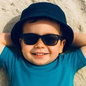 Kids Black Rectangle Sunglasses – Toddler/Small Child Size – Excellent Condition