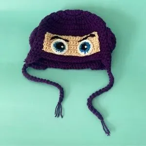 Kids buzz lightyear crochet knit beanie hat Disney Disneyland
