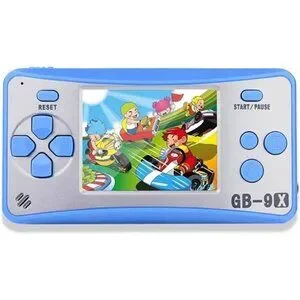 Kids Handheld 168 Built In Games Console Children Ages 4-12 Retro Classic BLUE
