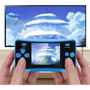 Kids Handheld 182 Built In Games Console Children Ages 4-12 Retro Classic BLUE
