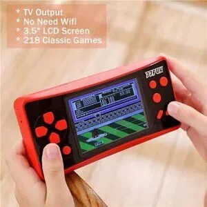 Kids Handheld 218 Built In Games Console Children Ages 4-12 Retro Classic RED