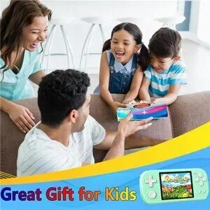 Kids Handheld 218 Games Console System Retro Video Portable Gaming Player BLUE