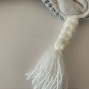 Kids Knit Owl Hat With Matching Pocket Scarf One Size