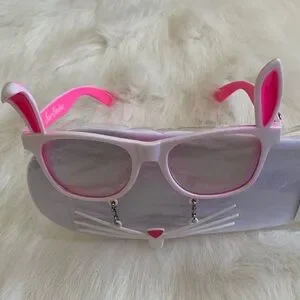 Kids Pink Bunny Sunglasses