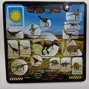 Kidz Delight Smithsonian 2011 tablet dinosaurs Interactive Quiz electronic