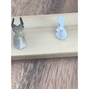 KIKKERLAND ~ AFRICAN ANIMAL HEAD Hook JEWELRY Holder ~ DESIGN BY STEPH MANTIS ~