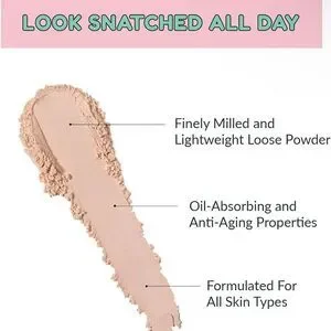 Kimchi Chic Beauty Puff Puff Pass Set And Bake Setting Powder For Makeup W/ Poof