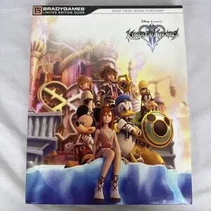 Kingdom Hearts II Brady Games Limited Edition Strategy Guide 300 Page - USED