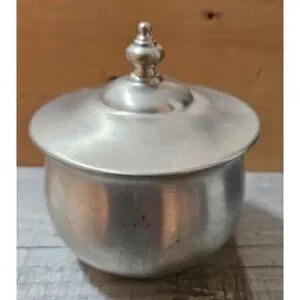 Kirk Stieff Pewter Covered Dish Candy Nut Bowl Trinket Holder P151-28 VINTAGE