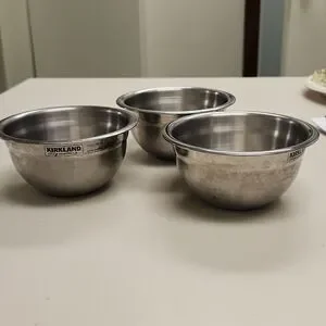 Kirkland Stainless Steel Prep Bowl 10 Oz. Set Of 3