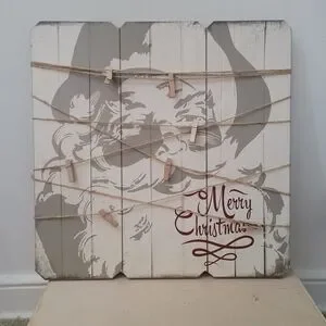 Kirklands Christmas Card Holder Wall Decor