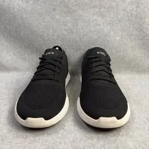 Kizik Shoes Mens Size 10 Athens Black & White Step In Comfort Recovery Sneakers
