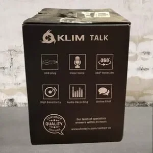 KLIM Talk USB Desk Microphone For Computer Compatible With Any PC Laptop Mac