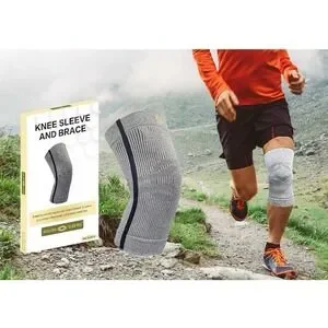 Knee compression sleeve size medium‎ soft Arthritis Pain Meniscus Tear ACL Joint