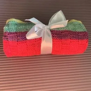 {Knit Baby Blanket}