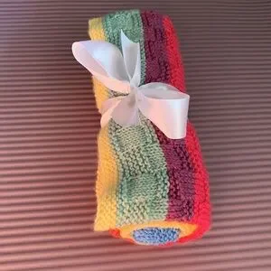 {Knit Baby Blanket}