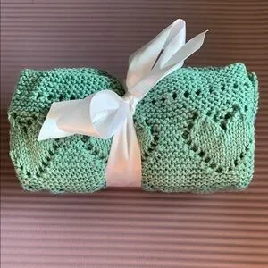 {Knit Baby Blanket}