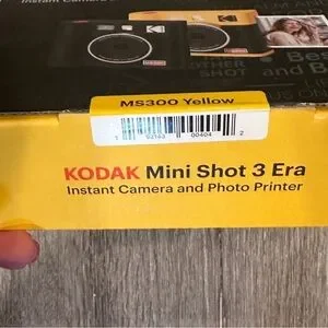Kodak Mini Shot 3 Era Instant Camera And Photo Printer - Yellow