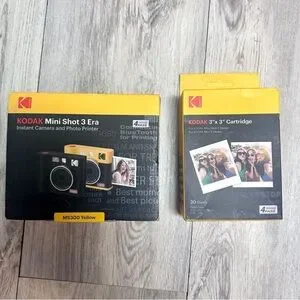 Kodak Mini Shot 3 Era Instant Camera and Photo Printer - Yellow