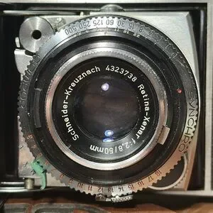 KODAK Retina 1b (small B) With Case - Working