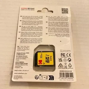 KODAK SD Card 32GB UHS-I U1 V10 SDHC