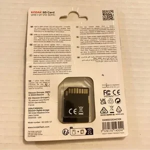KODAK SD Card 32GB UHS-I U1 V10 SDHC