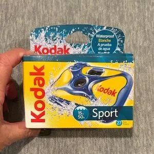 Kodak Sport Underwater Single Use Disposable Camera 800 Speed 27 Exposure New