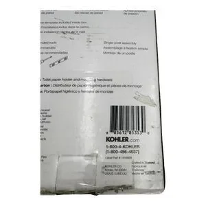 KOHLER Cursiva Bathroom Toilet Paper Holder In Matte Black