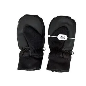 Kombi Insulated Black Snowball Ski Winter Mittens Children's LARGE 4YO