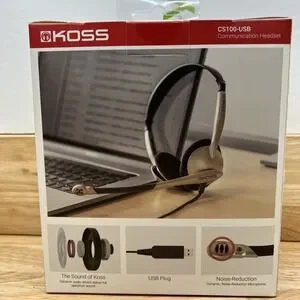Koss CS100 USB Communication Headset Boom Microphone