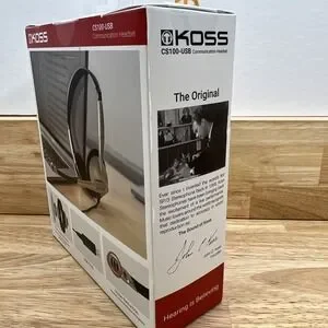 Koss CS100 USB Communication Headset Boom Microphone
