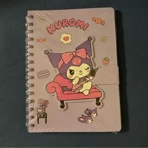 Kuromi magnetic clasp spiral Notebook New / Sealed The Perfect Gift