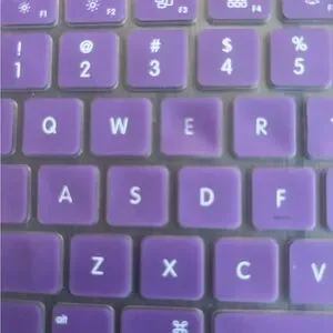 Kuzy Purple Keyboard Cover Skin Set Of 2