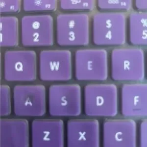 Kuzy Purple Keyboard Cover Skin Set Of 2