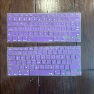 Kuzy Purple Keyboard Cover Skin Set of 2