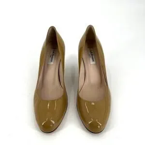 L.K. Bennett Maddox Patent Leather Espadrille Wedges