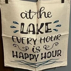 Lakehouse Themed Pillow Covers 19.25 X 19.25 Inches Set Of 4. NIP