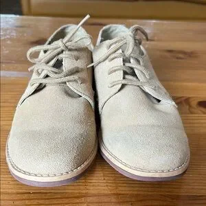 Lands' End Kids Tan Suede Shoes