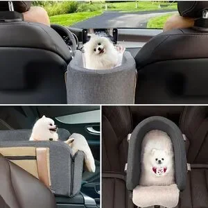 Large Console Dog Car Seat - Truck Dog Booster Seats For Big Vehicles NEW