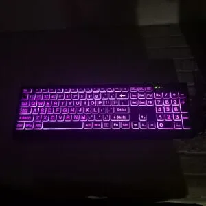 Large Print Backlit Keyboard Wired USB Lighted Computer Keyboard
