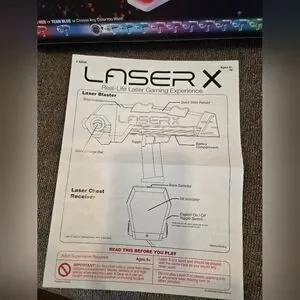Laser X Revolution White And Red Laser Tag Game