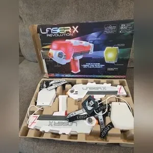 Laser X Revolution White and Red Laser Tag Game