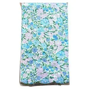 Laura Ashley Floral Dinner Napkins 40 Scallop Edge Blue Shabby Chic Cottagecore