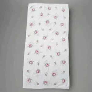 Laura Ashley Rosebud Scatter Bath Towel • 100% Cotton
