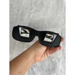 Lazy Readers Glasses Prismatic Horizontal Reading Bed Prism Spectacles New