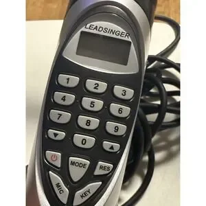 LeadSinger Karaoke Microphone LS3700W Untested No Power Cable