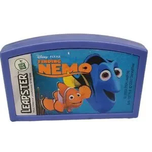 Leap Frog Leapster Disney FINDING NEMO Game Cartridge Tested Works
