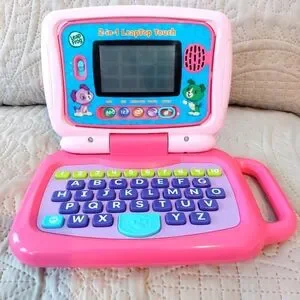 Leapfrog 2 in 1 touch tablet pink letters numbers email games music