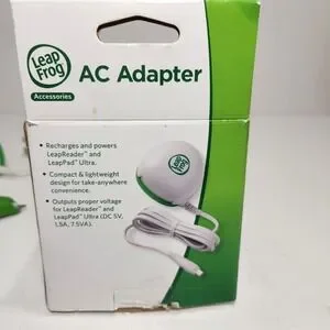 LeapFrog Leap Reader Rechargeable Stylus Pen With AC Adapter Charger