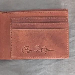 Leather Bi-fold Wallet With The Seal Of The President Of The United States